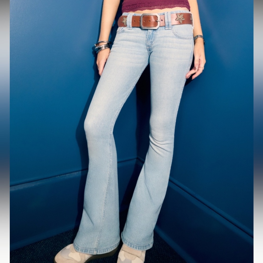 Hollister Light Wash Flare Jeans